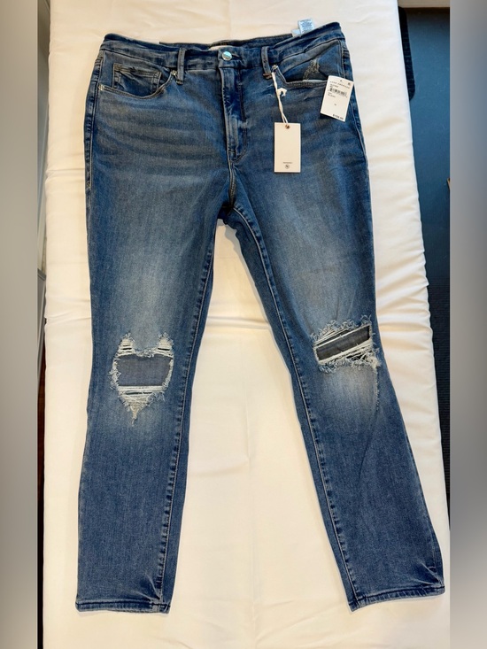 Good American Denim - Good American Good Legs Crop Jeans Size 15 NWT